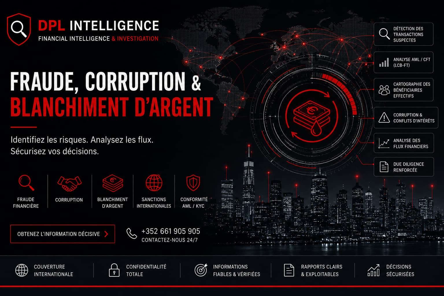 Fraude, corruption et blanchiment d'argent - Due Diligence internationale